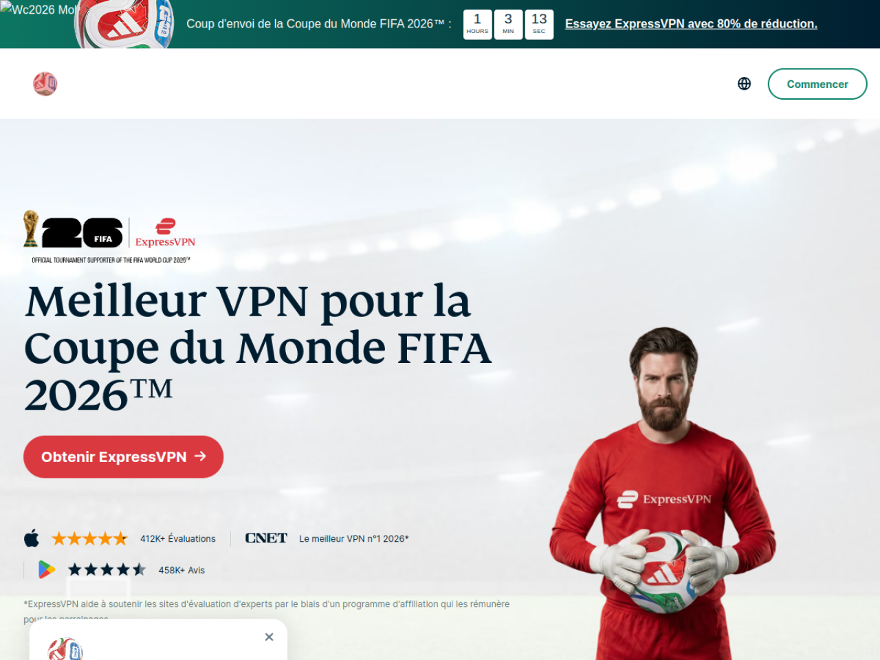 Aperçu de ExpressVPN